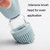 Kitchen Baking BBQ Silicone Brush Oil Bottle(Blue)