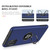 For Samsung Galaxy A71 4G PC + TPU Shockproof Magnetic Protective Case with Invisible Ring Holder(Blue)