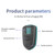 Pest Repeller Ultrasonic Mosquito Repeller Incense Heating Plug-In Mouse Repeller EU Plug( White)