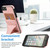 For iPhone SE 2022 / SE 2020 / 8 / 7 Ultra-thin Shockproof Protective Case with Holder(Rose Gold)