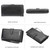 Baellerry S6701 Men Wallet Business Multi-card Mid-length Clutch Buckle Zipper Coin Purse(Coffee)