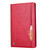 For Samsung Galaxy Tab S7 FE/S7 Lite/T730/T735/T736B Knead Skin Texture Horizontal Flip Leather Case with Photo Frame & Holder & Card Slots & Wallet(Red)