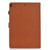 For iPad 10.2 2021 / 2020 / 2019 Solid Color Horizontal Flip Leather Case with Holder & Card Slots & Pen Slot & Sleep / Wake-up Function(Brown)