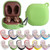 For Samsung Galaxy Buds Live / Pro Bluetooth Earphone Silicone Protective Case with Hook(Grass Green)