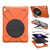 Shockproof Colorful Silicone + PC Protective Case with Holder For iPad Pro 10.5(Orange)