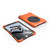 Shockproof Colorful Silicone + PC Protective Case with Holder For iPad Pro 10.5(Orange)