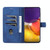 For Samsung Galaxy A73 5G AZNS Skin Feel Calf Texture Horizontal Flip Leather Phone Case(Blue)