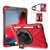 Shockproof Colorful Silicone + PC Protective Case with Holder & Shoulder Strap & Hand Strap & Pen Slot For iPad Pro 10.5(Red)