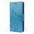For Samsung Galaxy A32 4G Butterfly Flower Pattern Horizontal Flip Leather Case with Holder & Card Slots & Wallet(Blue)