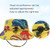 outfly Ocean-Style Child Sunscreen Fisherman Hat, Size: S 54-56cm(White Background Starfish)