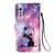 For LG Velvet 2 Pro Colored Drawing Pattern Plain Weave Horizontal Flip Leather Case with Holder & Card Slot & Wallet & Lanyard(Baby Panda)