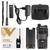 RETEVIS RT82 136-174&400-480MHz 3000CHS Dual Band DMR Digital Waterproof Two Way Radio Handheld Walkie Talkie, EU Plug(Black)