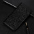 For Samsung Galaxy A22 4G Sun Mandala Embossing Pattern Horizontal Flip PU Leather Case with Holder & Card Slots & Wallet & Lanyard(Black)