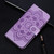 For Samsung Galaxy A22 4G Sun Mandala Embossing Pattern Horizontal Flip PU Leather Case with Holder & Card Slots & Wallet & Lanyard(Purple)