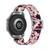 22mm For Galaxy Watch3 45mm/ Huawei Watch GT 2 Pro Adjustable Elastic Printing Watch Band(Peony)