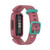 For Fitbit Inspire 2 Silicone Watch Band(Watermelon Red+Green)