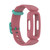 For Fitbit Inspire 2 Silicone Watch Band(Watermelon Red+Green)