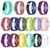 For Fitbit Inspire 2 Silicone Watch Band(Watermelon Red+Green)