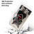 For Nokia 5.4 Coloured Drawing Cross Texture Horizontal Flip PU Leather Case with Holder & Card Slots & Wallet & Lanyard(Golden Chain Grey Cat)