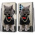 For Samsung Galaxy A32 4G / A32 Lite Coloured Drawing Cross Texture Horizontal Flip PU Leather Case with Holder & Card Slots & Wallet & Lanyard(Golden Chain Grey Cat)