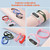 For Xiaomi Mi Band 6 / 5 / 4 / 3 Universal Nylon Elasticity Weave Watch Band, Size:M 160mm(Pink)