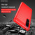 For Sony Xperia 1 III Brushed Texture Carbon Fiber TPU Case(Red)