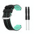 For Garmin Approach S2 / S4 Two-color Silicone Watch Band(Black Mint Green)