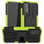 For Samsung Galaxy A32 4G Tire Texture Shockproof TPU+PC Protective Case with Holder(Green)