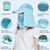 outfly 360 Degree Anti-Ultraviolet Hat Quick Drying Sun Cap, Size: Adjustable(Child Sky Blue)