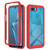 For OPPO A12 Starry Sky Solid Color Series Shockproof PC + TPU Protective Case(Red)