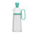 550ml Silicone Brush Head Stainless Steel Oil Pot Seasoning Bottle(Green)