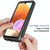 For Samsung Galaxy A32 4G Starry Sky Solid Color Series Shockproof PC + TPU Protective Case(Black)