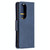 For Huawei P50 Retro Lambskin Texture Pure Color Horizontal Flip PU Leather Case with Holder & Card Slots & Wallet & Lanyard(Blue)
