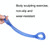3 PCS Home Workout Fitness Yoga Pull Rope Arm Back Puller(Purple)