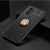 For Xiaomi Redmi K40 Metal Ring Holder 360 Degree Rotating TPU Case(Black+Rose Gold)