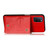 For OPPO Realme V11 5G Double Buckle PU + TPU Shockproof Magnetic Protective Case with Card Slots & Holder(Red)