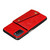 For OPPO Realme V11 5G Double Buckle PU + TPU Shockproof Magnetic Protective Case with Card Slots & Holder(Red)
