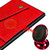 For OPPO Realme V11 5G Double Buckle PU + TPU Shockproof Magnetic Protective Case with Card Slots & Holder(Red)