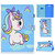 Painted Pattern TPU Horizontal Flip Leather Protective Case For Samsung Galaxy Tab A 10.1 (2016)(Rainbow Unicorn)