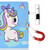 Painted Pattern TPU Horizontal Flip Leather Protective Case For Samsung Galaxy Tab A 10.1 (2016)(Rainbow Unicorn)