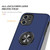 For iPhone 11 Magnetic Ring Kickstand Shockproof Phone Case (Blue)