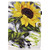 For iPad 10.2 2021 / 2020 / 2019 Painted Pattern TPU Horizontal Flip Leather Protective Case(Sun Flower)