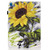 For iPad 10.2 2021 / 2020 / 2019 Painted Pattern TPU Horizontal Flip Leather Protective Case(Sun Flower)