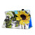 For iPad 10.2 2021 / 2020 / 2019 Painted Pattern TPU Horizontal Flip Leather Protective Case(Sun Flower)