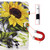For iPad 10.2 2021 / 2020 / 2019 Painted Pattern TPU Horizontal Flip Leather Protective Case(Sun Flower)
