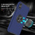 For iPhone X / XS Magnetic Ring Kickstand Shockproof Phone Case(Blue)