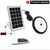 Smart Induction 2 in 1 112LEDs Solar Light Indoor and Outdoor Garden Garage LED Lamp, Light Color:Warm Light(Black)