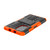 For Xiaomi Redmi K40 Tire Texture Shockproof TPU+PC Protective Case with Holder(Orange)