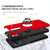 For Samsung Galaxy A12 5G PC + TPU Shockproof Magnetic Protective Case with Invisible Ring Holder(Red)