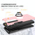 For Samsung Galaxy S21 Ultra 5G PC + TPU Shockproof Magnetic Protective Case with Invisible Ring Holder(Rose Gold)
